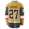 thumbnail image 3 of Men's Fanatics Shea Theodore Gold Vegas Golden Knights Home Breakaway Jersey, 3 of 3