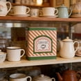 thumbnail image 6 of American Vintage Tin Coffee Can, Creative Ironwork Sealed Storage Box, Food-Grade Tin Container for Tea, Coffee Beans and Snacks, Rustic Decorative Storage Jar for Kitchen and Pantry, 7*6*4in, Green, 6 of 7