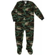 Komar Kids Boys Fleece Blanket Sleeper Footed Pajamas Sizes 6-16