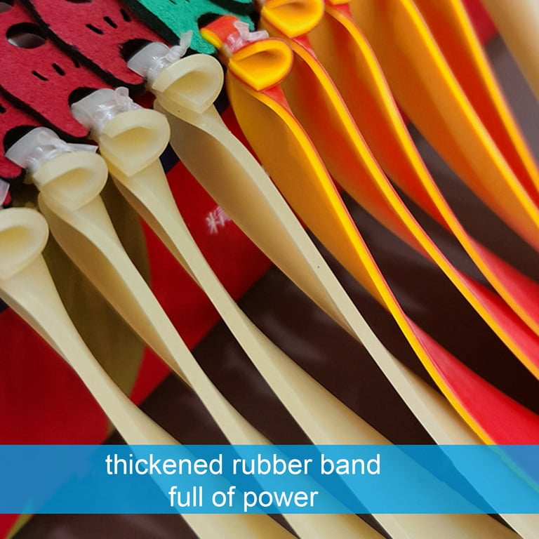 10pcs Slingshot Flat Band Outdoor Hunting Atex Tube Red, 45 OFF