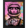 thumbnail image 2 of Stephen Chambers 15x18 Black Modern Wood Framed Wall Art Titled - Jeannie Shrimpton Circles, 2 of 6