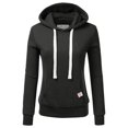 thumbnail image 1 of Doublju Women's Basic Lightweight Pullover Hoodie Sweatshirt with Plus Size, 1 of 5