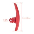 thumbnail image 2 of Paddle Shifter Extension For BMW F Series F30 F31 F32 F10 X3 X5 Aluminium Red, 2 of 13