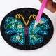 thumbnail image 3 of Cuadros Decorativos DIY posavasos de diamante arte hecho a mano mariposa bebida taza cojín para el hogar (AA1082-4) Ehuebsd embutido en tela, 3 of 4