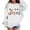 White, variant on WAYUTE Sweatshirts for Girls Kids Letter Print Long Sleeve Crewneck Sweatshirt for Child Loose Fit Fall Outfits Casual Streetwear,Black,Size 5-6 Y
