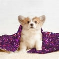 thumbnail image 4 of Yiaed Colourful Glitter Print Dog Blankets-Cat Blanket Washable for Couch Protection,Puppy Blanket, Soft Plush Reversible Throw Furniture Protector-Medium, 4 of 8