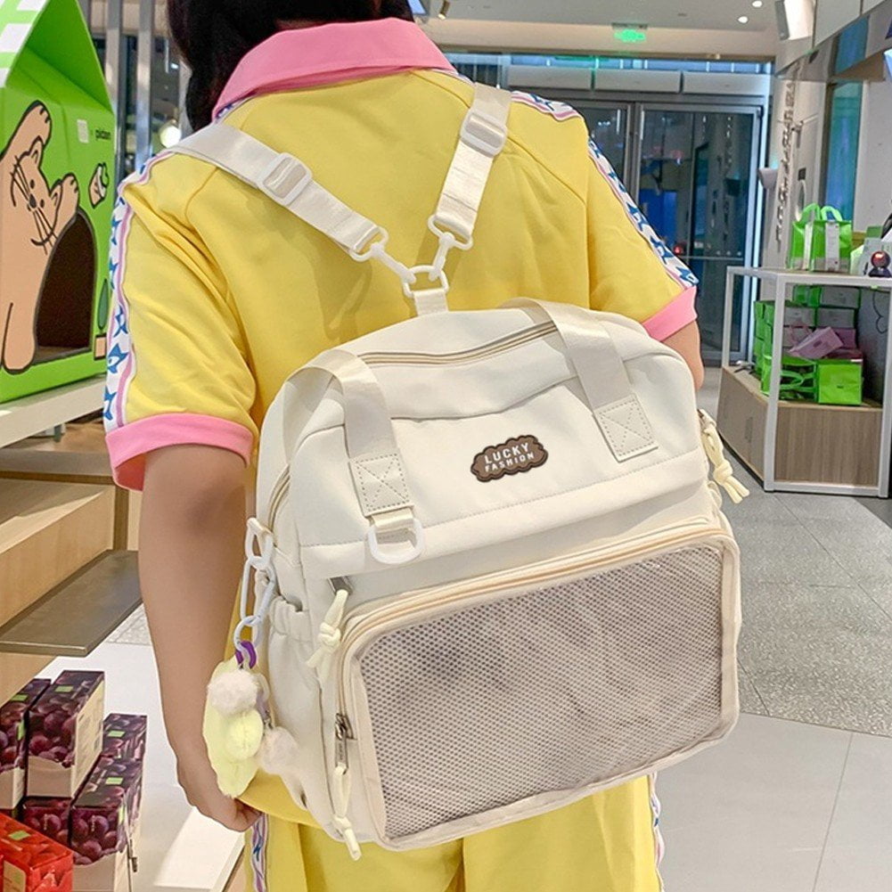 Jiibva Ita Bag Kawaii Backpack Women Crossbody Bag Large Capacity Messenger Bag Japanese JK Uniform Handbags Lolita Shoulder