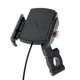 thumbnail image 1 of Soporte de teléfono para motocicleta TFixol con cargador inalámbrico Qi 15W rápido TFixol Soporte, 1 of 7