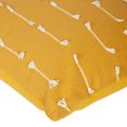 thumbnail image 5 of HomeRoots 548955 18 in. Yellow Striped Cotton Throw Pillow with Texture, 5 of 5