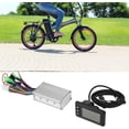thumbnail image 2 of AVEKI Electric Bike Controller Kit, 250W 350W Brushless Motor Controller LCD Display Panel for Scooters 36‑60V 0601M, 2 of 8