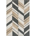 thumbnail image 2 of nuLOOM Rita Chevron Machine Washable Area Rug, 5' x 8', Beige, 2 of 9