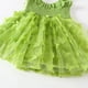 thumbnail image 5 of Vestido de niña, vestidos de princesa de verano, vestidos de malla para niñas, vestidos de niña bebé, vestidos de cuello halter, vestidos de niña bebé para niñas de 2, 3 y 4 años, 2-3T verde, 5 of 8