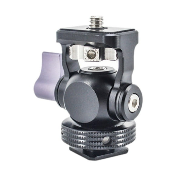 Aleación de aluminio del con adaptador de zapatos fríos Capacidad de carga fuerte ajustable para el equipo de fotografía de dispositivos de