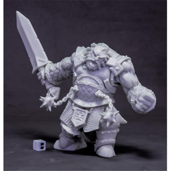 Reaper Miniatures REM77616 Bones Dark Heaven - Fire Giant Warrior W3 Huge