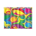 thumbnail image 3 of MKHERT Fish Window Curtain Kitchen Curtains Window Treatments 26x39 inch,Set of 2, 3 of 3