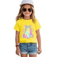 thumbnail image 5 of Staki Halloween Kids Clothes Toddler Girls Halloween T Shirt Halloween Shirt Cute Retro Tee Tops(Yellow,5-6 Years), 5 of 5