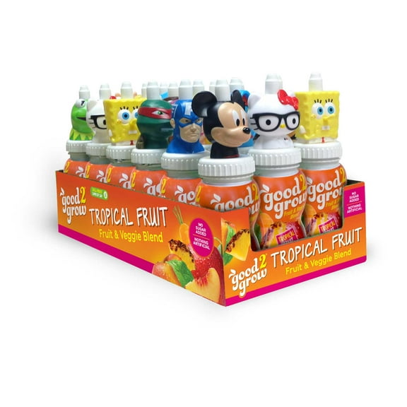 Good2grow Tropical Fruit and Veggie Blend, 6 Fluid Ounce -- 12 per case.