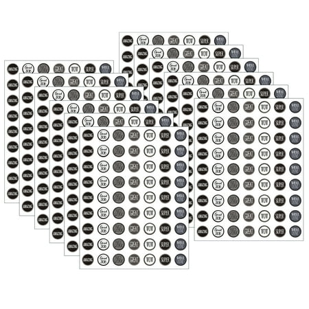 UPC: 0194629114221 | Teacher Created Resources Modern Farmhouse Mini Stickers 378 Per Pack 12 Packs