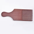 thumbnail image 2 of MANNYA Wooden Beard Comb Wood Hair Pick Comb Beard Pick Comb Wooden Hair Picks Long Too, 2 of 7