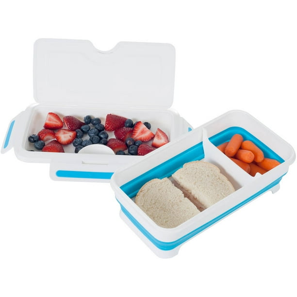 Classic Cuisine Rectangular Expandable Lunch Box with Dividers