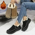 thumbnail image 4 of LIJCC Womens Winter Warm Fluffy Snow Boots Warm Faux Fur Lining Anti-Slip Loafers Non Slip Short Booties Slip On Fuzzy Indoor Outdoor House Shoes, 4 of 4