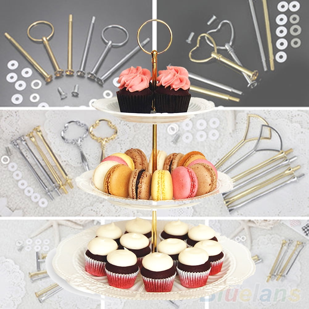1 Set Hardware Tool For Tree Tiers Cake Plate Stand Center Handle Rods 