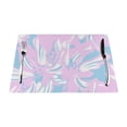 thumbnail image 1 of YFYANG Washable Heat-Resistant Placemats, 70% PVC/30% Polyester, Floral Art Pattern Kitchen Table Mat, 12" x 18" 1 Pcs, 1 of 6