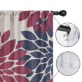 thumbnail image 4 of Blackout Kids Curtains,Red and Blue Floral Pattern Childrens Insulated Curtains Set Of 2,Bedroom Essentials,Toddler Room Decor 52x84in(132x213cm), 4 of 5