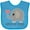 Turquoise, variant on Inktastic Loved by My Abuela Grandchild Boys or Girls Baby Bib