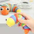 thumbnail image 4 of Slug Decompression Toys Educational Venting Caterpillar Children Venting Rainbow, 4 of 7