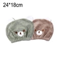thumbnail image 2 of 2 gorros de toalla para el cabello de secado rápido para niños,Toalla para el cabello con turbante de secado rápido para niños,Gorro para secar el cabello, 2 of 5