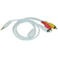 thumbnail image 2 of 3.5mm AV Audio Video Cable for iPod, 6 foot, 2 of 2