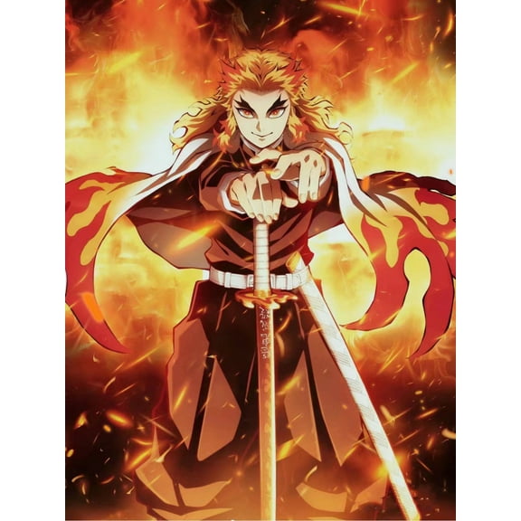 DIY 5d Diamond Painting Kits for Adults Demon Slayer Full Drill Diamond Art Kits Paint by Numbers Diamond Dots Kits for Adults Beginner