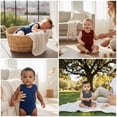thumbnail image 7 of ToBeinStyle Baby Boys' 4 Pack Tank Top Bodysuit Onesies - Classic - Size 3, 7 of 7