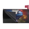 thumbnail image 4 of Ryvnso Mailbox Cover Magnetic Chicken Flowers Mailbox Wrap Large Size 25.5x21 Inch, 4 of 8