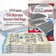 thumbnail image 2 of Spacesaver Premium Vacuum Storage Bags. 80% More Storage, Hand-pump For Travel, Vacuum Sealer Bag With Double-zip Seal And Triple Seal Turbo-valve For, 2 of 5