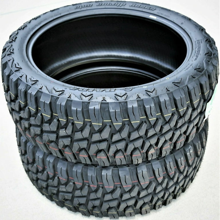 Set of 4 (FOUR) Haida Mud Champ HD868 LT 33X12.50R22 114Q Load E (10 Ply)  M/T Mud Tires