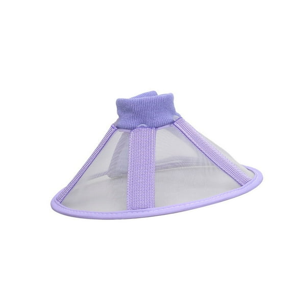 3. Lightweight Net Pet Cone Collar Adjustable Neck Size, Post-Op Recovery Aid for Dogs Cats, Stop Licking Wound