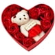 thumbnail image 2 of Flor de jabón con caja Flores rosas rojas Jabón hecho a mano Rosa con caja Flor de jabón Rosa roja y oso 1 juego Ormromra LKX-0987, 2 of 4