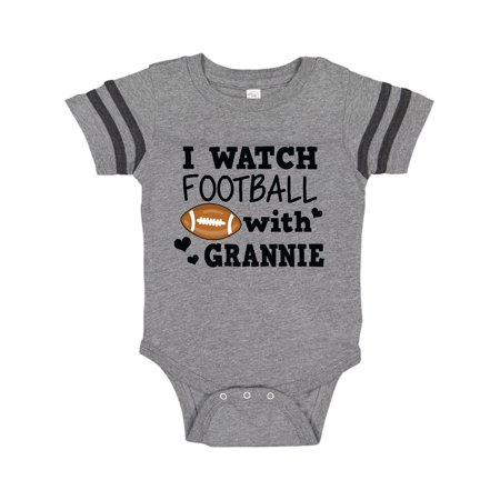 

Inktastic I Watch Football with My Grannie Gift Baby Boy Bodysuit