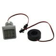 thumbnail image 5 of LED Digital Dual Display Voltage & Current Indicator Ammeter Voltage Gauge Meter AC 60-500V 0-100A With Current Transformer, 5 of 12