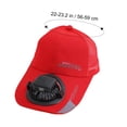 thumbnail image 3 of Breathable Semi Mesh Fan, Solar Powered Fan Hat, Rechargeable Wide Brim Cap, Hands Free Cooling Headwear, Unisex Outdoor Accessory for Fishing and Gardening, 3 of 5