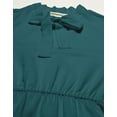 thumbnail image 4 of Moomaya Solid Bow-Knot Dress For Women, Ruffle Sleeve Tiered Flared Dress, 4 of 8