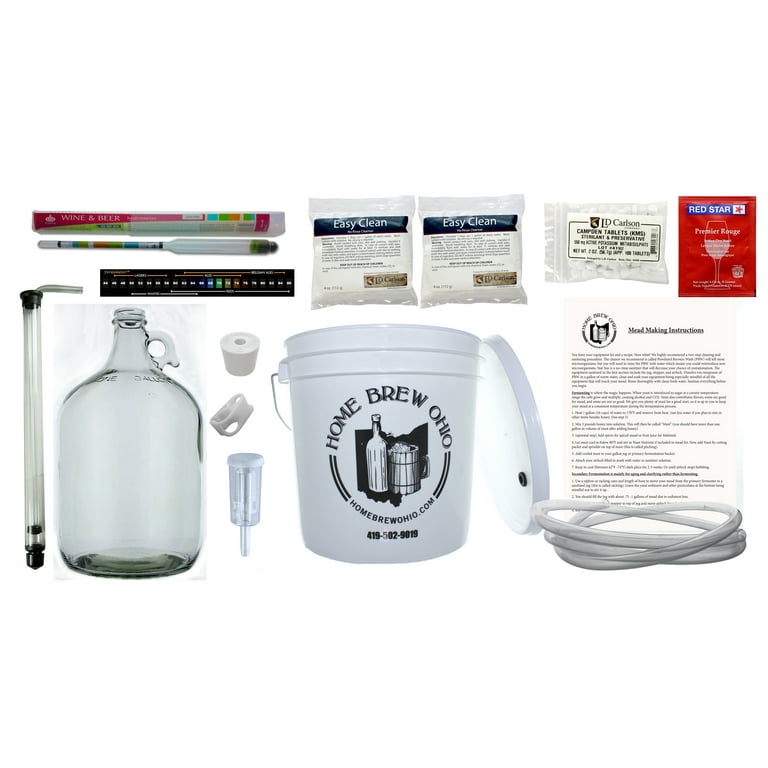  TAPCRAFT - One Gallon - Premium Make Your Own Mead Kit