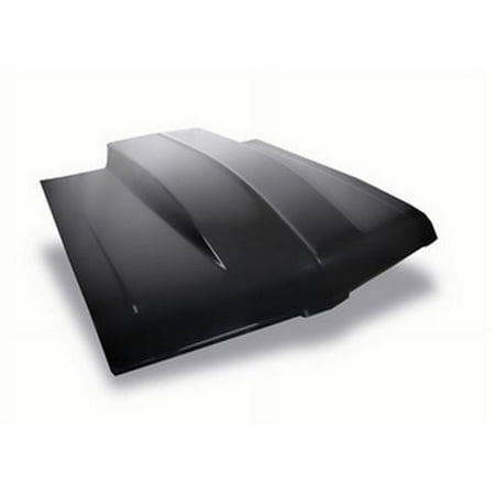 Harwood B-14104 Hood 4 Inch Cowl; Without Ram Air Box; Bolt On; Fiberglass