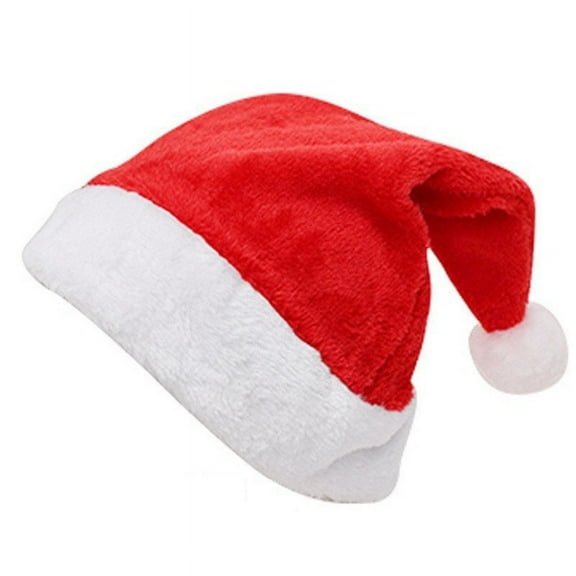 purcolt Unisex Christmas Hat Santa Hat Holiday Comfort Extra Thicken Fur Xmas Hat for Festive Party