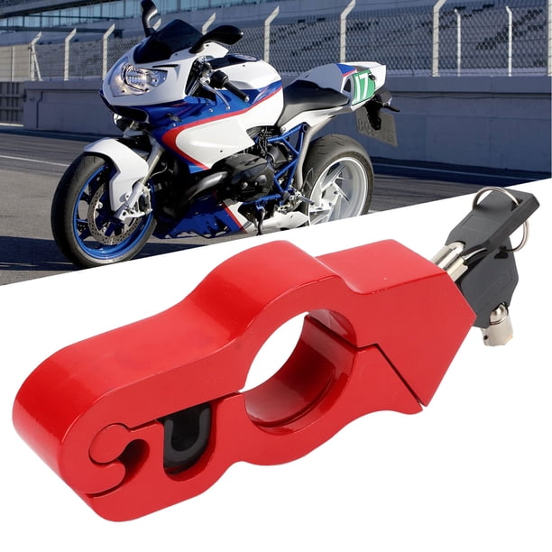 Cerradura De Agarre Antirrobo, Cerradura De Manillar De Motocicleta, Aleación De Aluminio Antioxidante, Resistente Al Agua Para ATV Para Scooter Para Moto De Cross