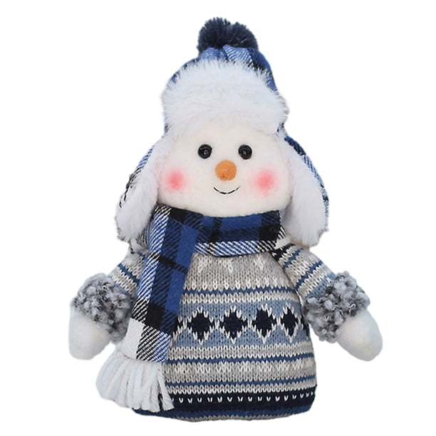Figura de muñeco de nieve de Navidad XUQIANG figura decorativa de felpa multiusos