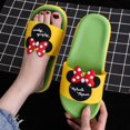 thumbnail image 1 of Sandalias y zapatillas de verano para niños grandes de dibujos animados de Mickey Minnie de Disney, zapatillas de casa antideslizantes de fondo suave, 36-37 plantillas de 23cm Gao Jinjia LED, 1 of 2