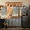 thumbnail image 4 of VHC Brands Maisie 3 PC Natural Curtain Set (1 Valance 18x72 and 2 Tier 36x36), 4 of 5